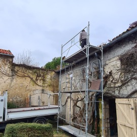 montage de l'échafaudage