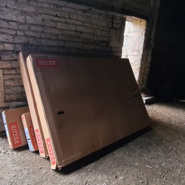 Livraison des verrières et velux