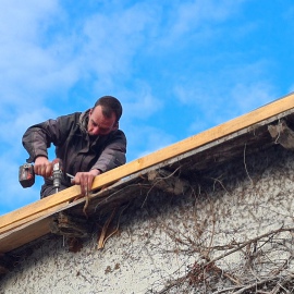 Préparation de la gouttière